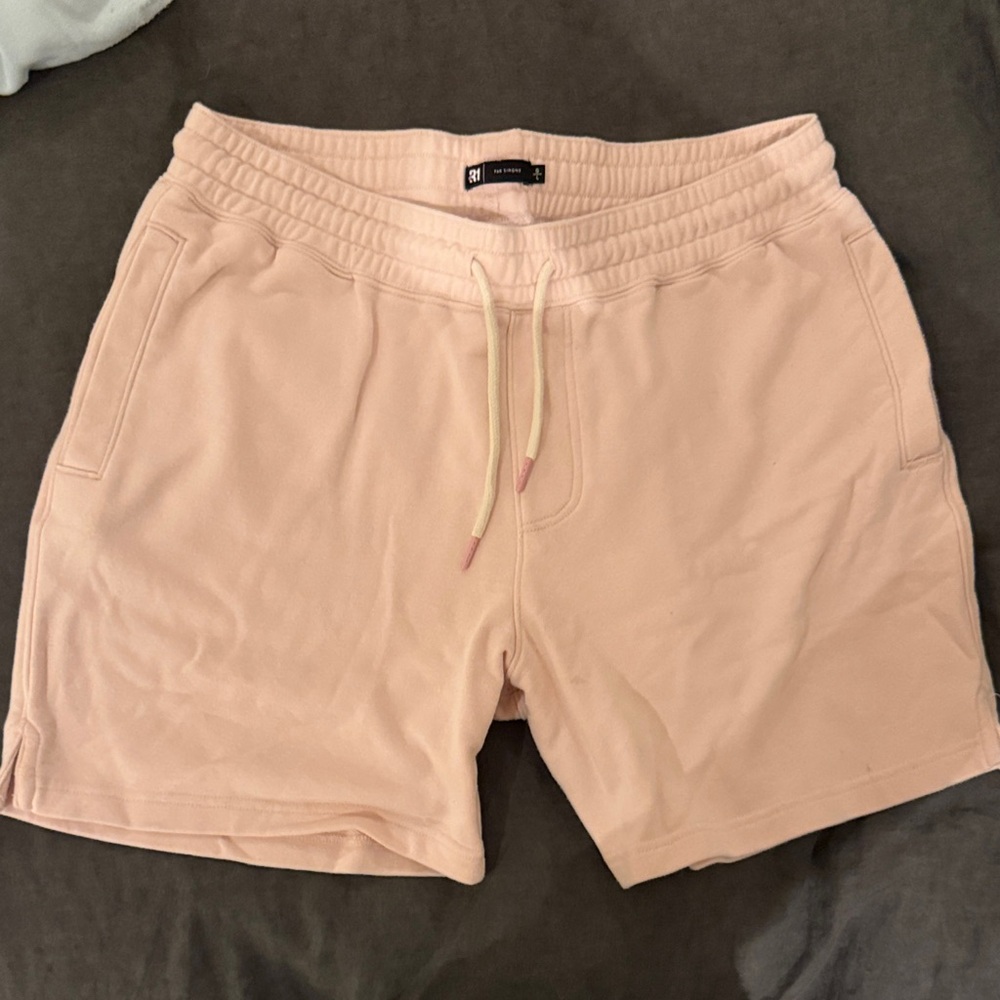 Men's Light Pink Athletic Shorts
